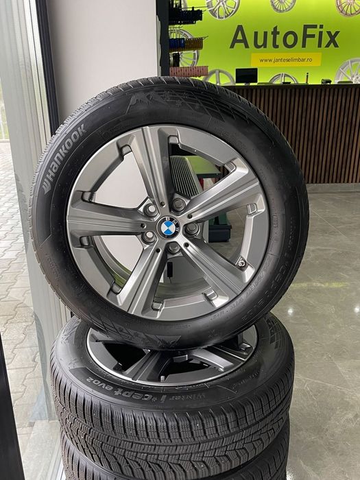 Jante BMW X1 , X2, originale, cu anvelope iarnă 7mm