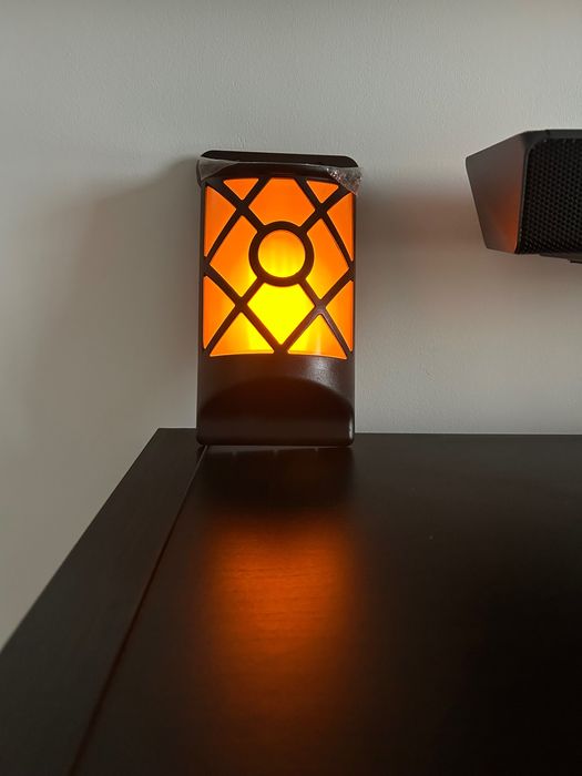 Lampa Spot Led Solara Flame Efect Flacara Exterior Kit Terasa Gradina