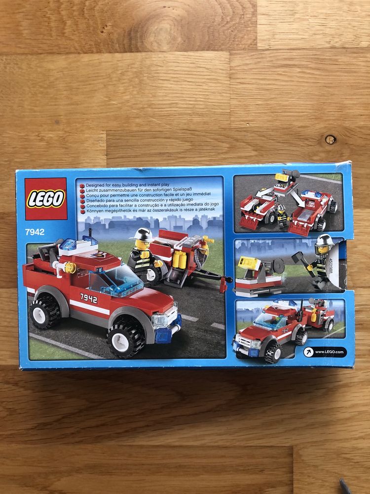 Lego City 7942 Masina de pompieri cu remorca