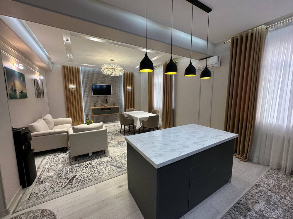 3-комнатная квартира в Новостройке ЖК “Bobur Elite”, 110м2. Авторская
