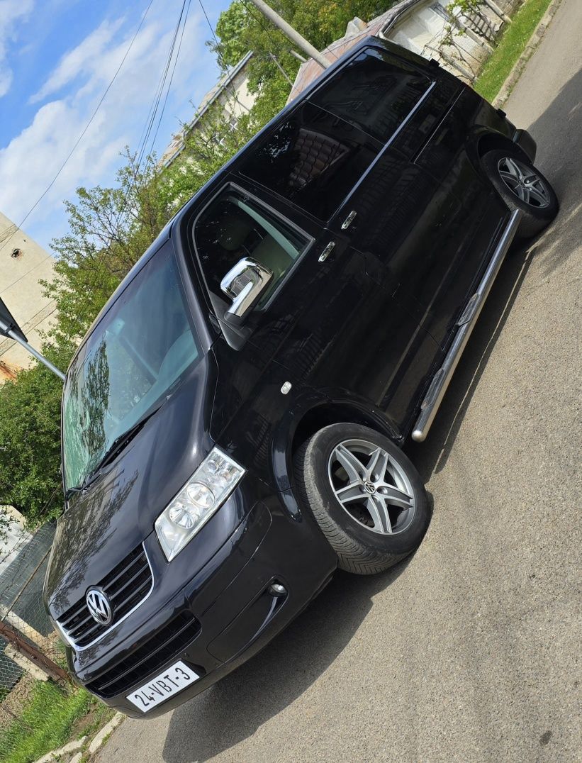 Vw Transporter T5 * 2 culisante electrice * Piele crem * Trapa