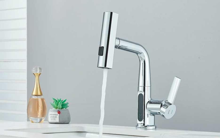 Baterie cu display 3 functii crom Factura/Garantie