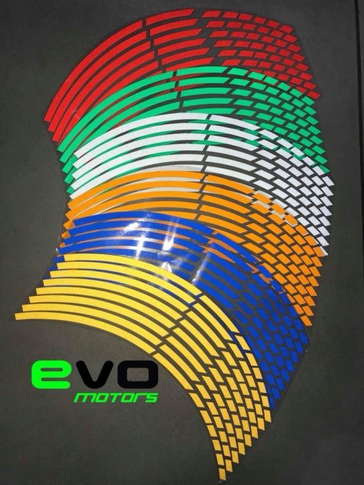 Banda Roti Rimstripes Auto Moto Reflectorizanta 17' jante streaps A017