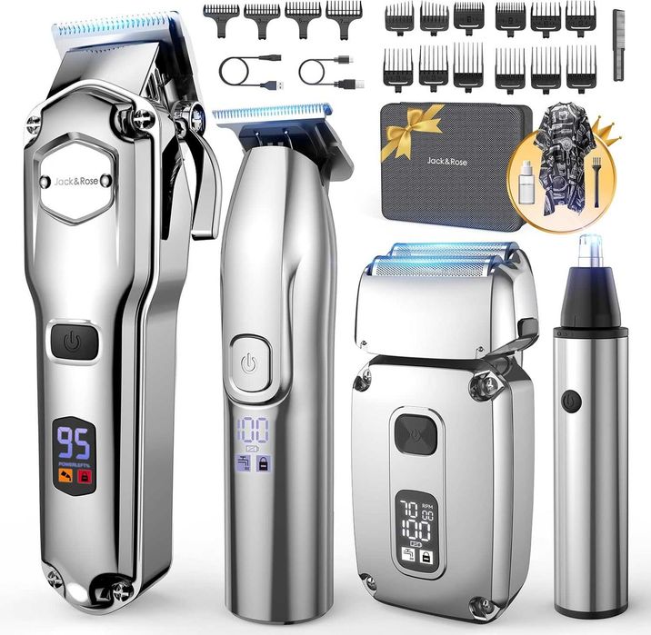 Jack & Rose професионален комплект за груминг 4 в 1 за мъже