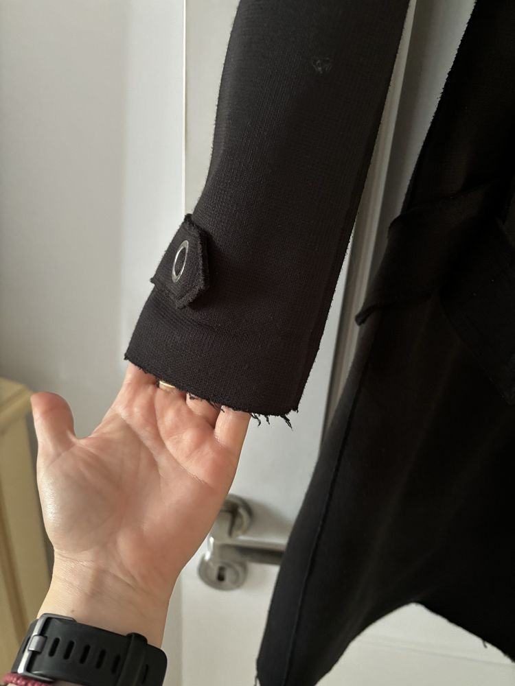 Trench / palton - Stradivarius - marime S - negru