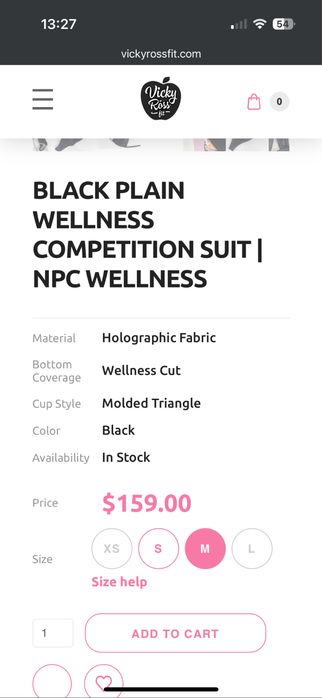 Costum competitii Bikini Fitness/Wellness