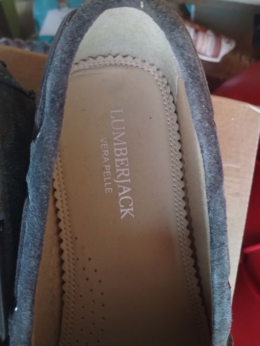 Mocasini piele Lumberjack noi