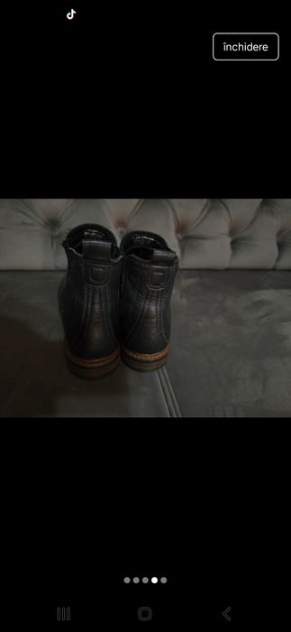 Botine din piele pentru femei