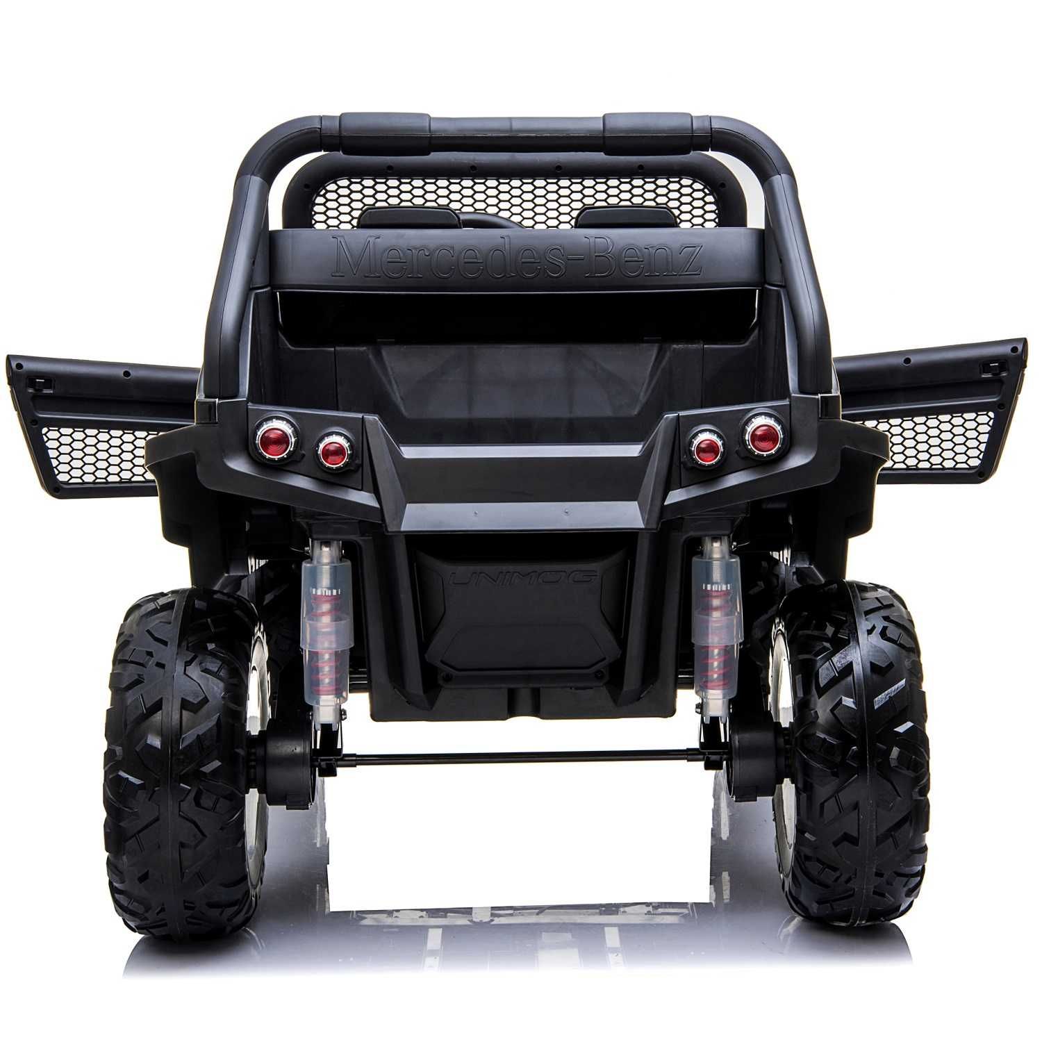 Masinuta electrica pentru 2 copii Mercedes UNIMOG 4x35W PREMIUM #Black