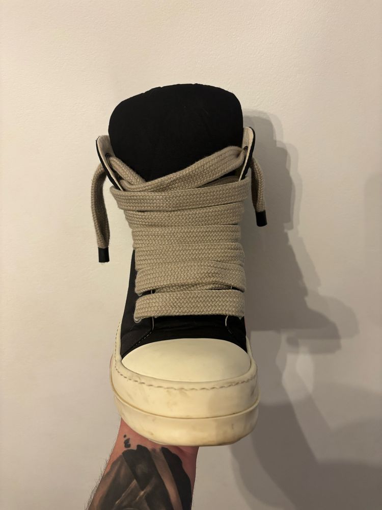 rick owens jumbo lace padded