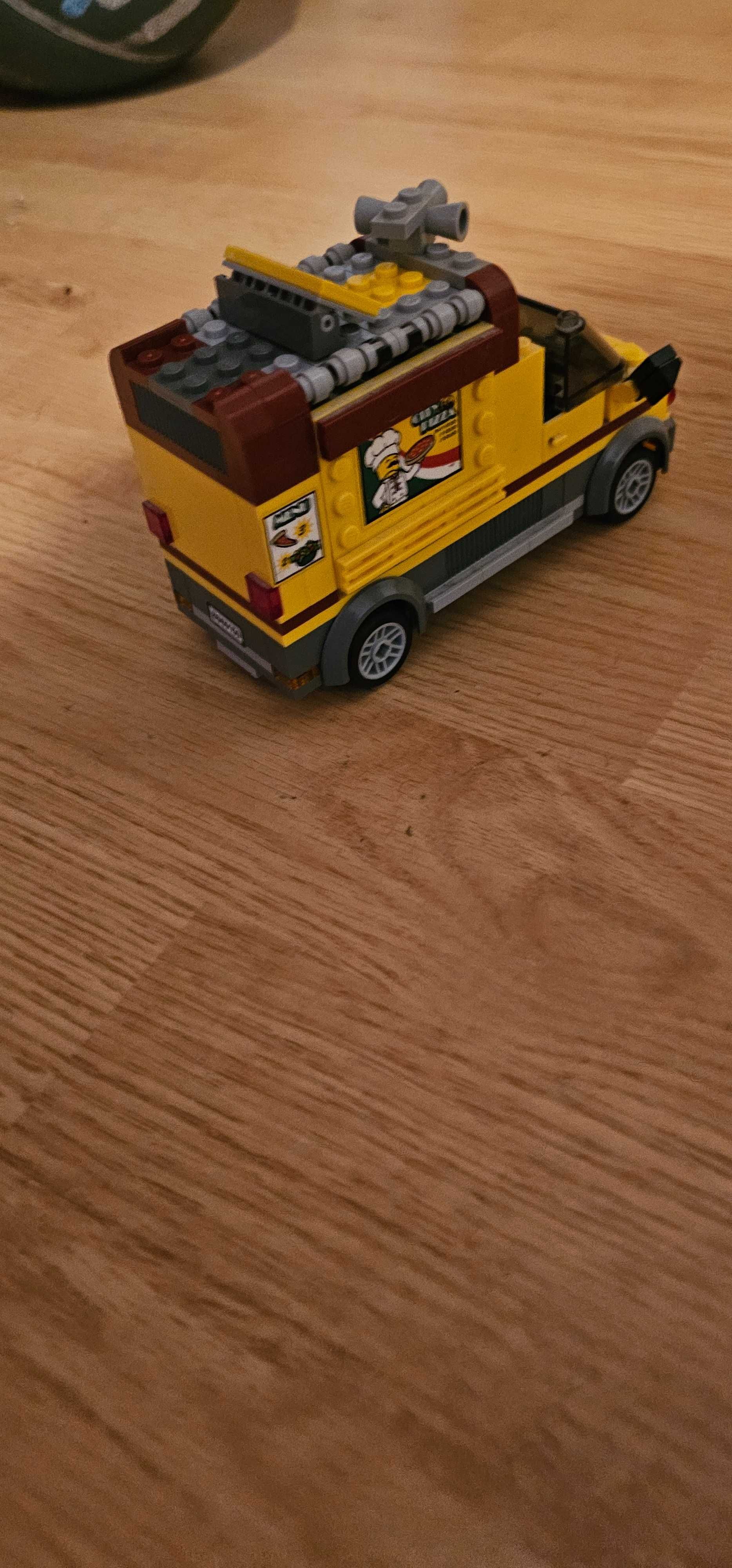 Set de lego masina de pizza pentru copii