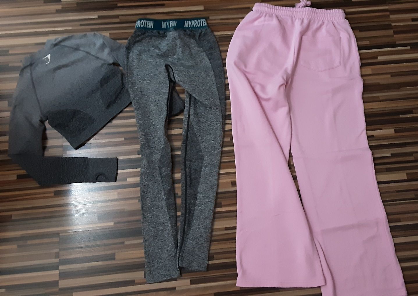 (XS) MYPROTEIN GYMSHARK Lacoste сет клин с блуза(39лв) панталон FBsist