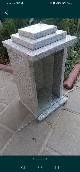 Suport lumânare cavou din granit
