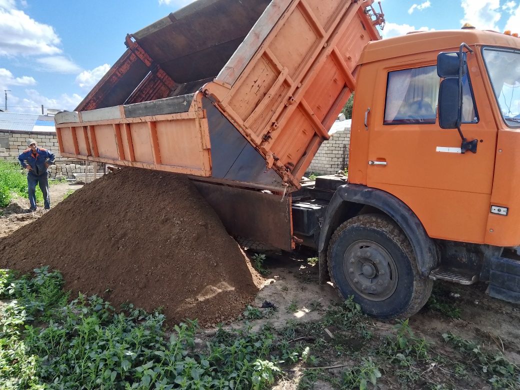 Доставка чернозём перегной ПГС на КамАЗе