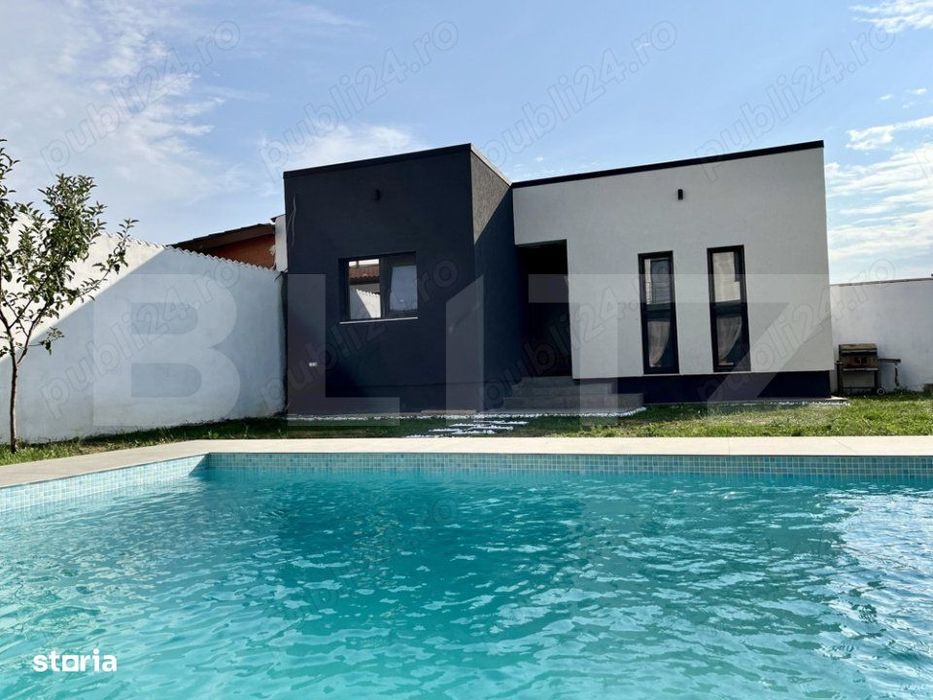 Casa de vanzare, cu 5 camere, cu piscina, 213 mp, zona Selgros