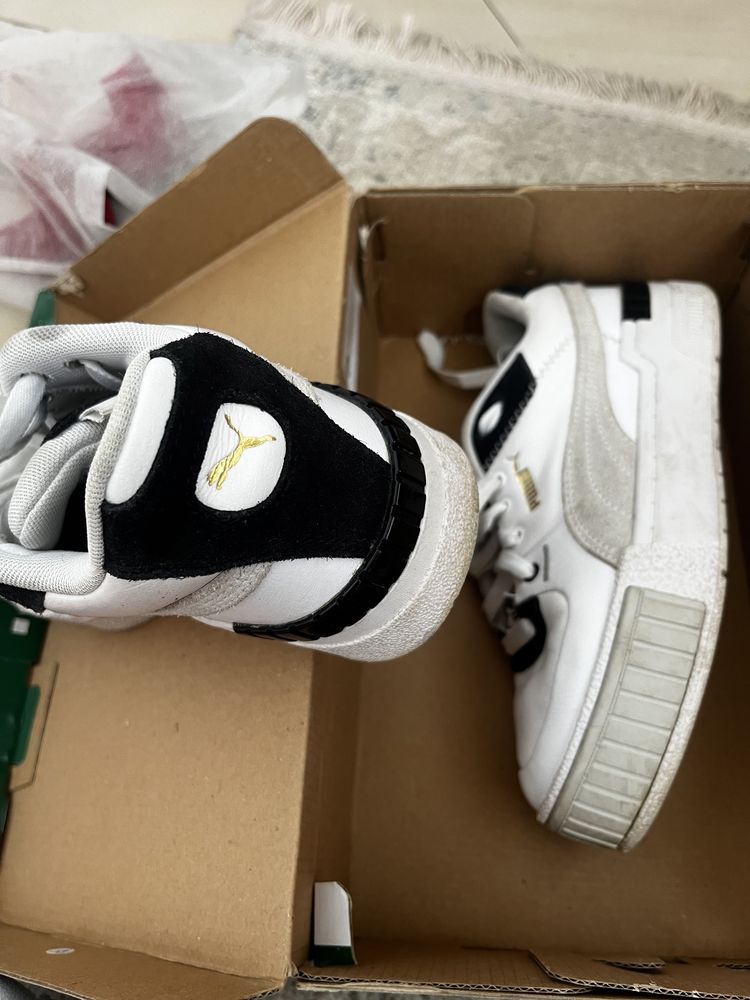 Adidasi puma 35 albi talpa inalta