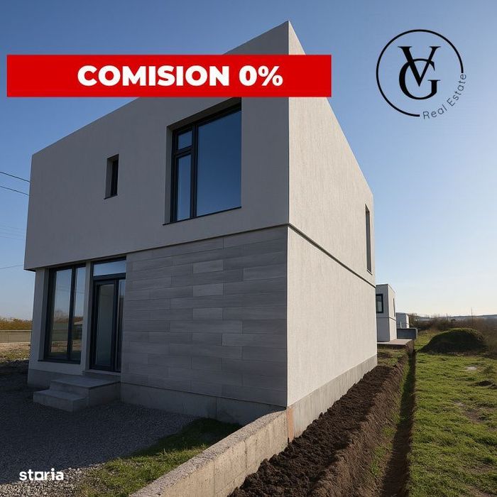 Vila moderna - finisata -terasa circulabila vedere lac si mare