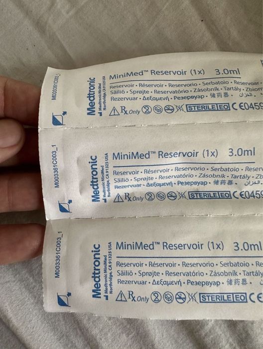 MiniMed Reservoir/ rezervoare pompa insulina 3ml  Medtronic