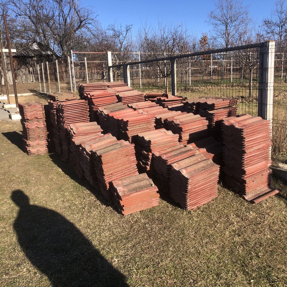 Țiglă din beton 2 lei bucata