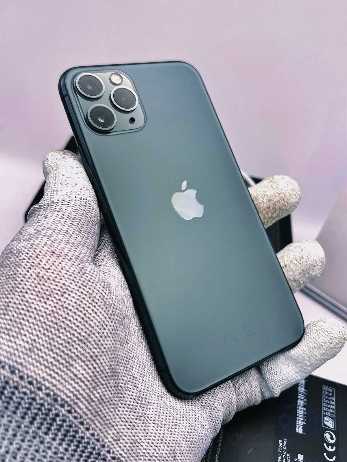 iPhone 11 PRO, 256GB, Midnight Green, 100% батерия, КАТО НОВ, ГАРАНЦИЯ