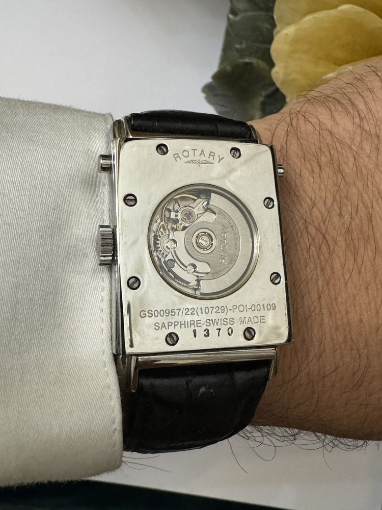 Ceas Rotary Elite Reverso, automatic. Swiss made.