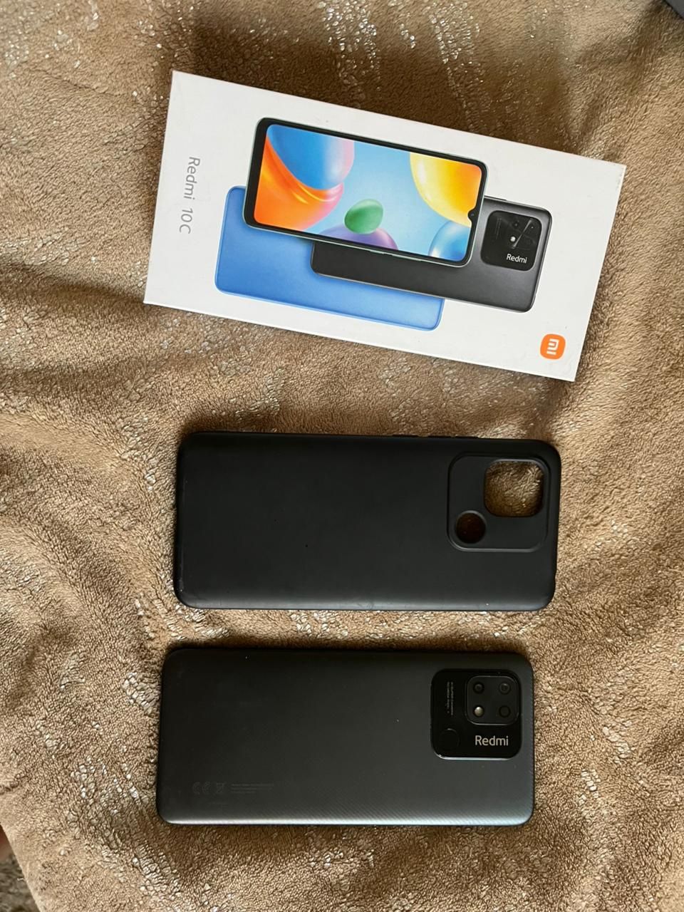 Срочно! Redmi 10C — 128 ГБ с коробкой и чехлом