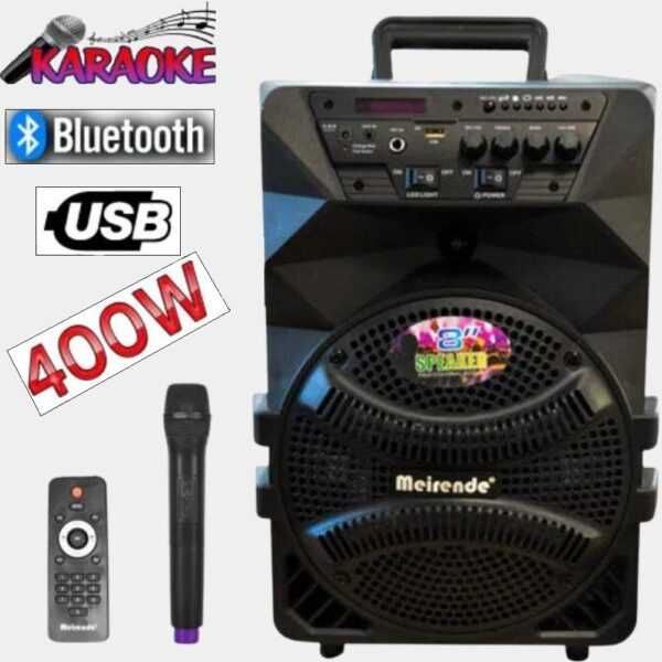 Bluetooth Караоке Тонколона Meirende MR-218A 8″