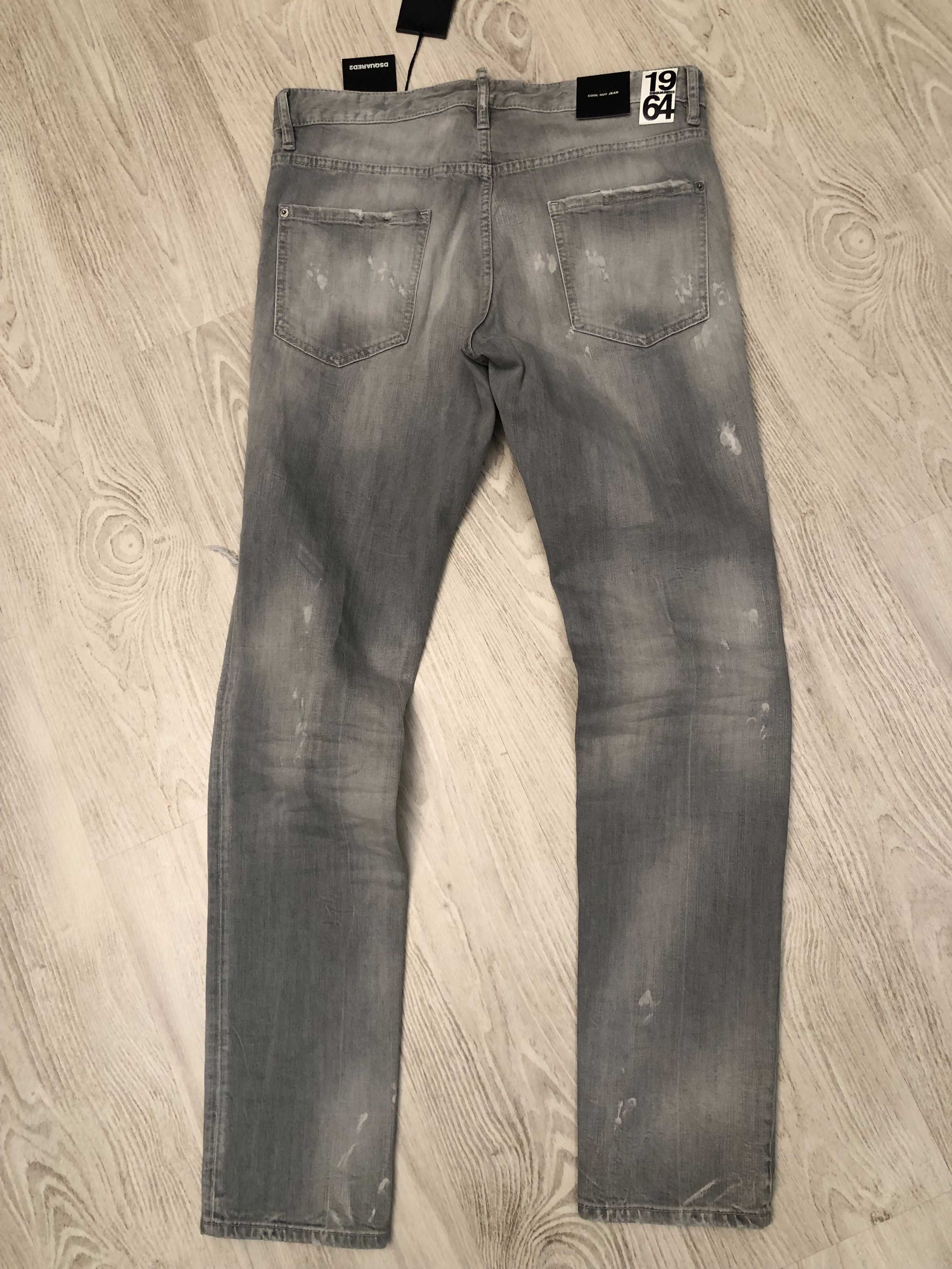 Dsquared2 blugi Cool Guy Jean 48 italy, sau M, retail 625 euro