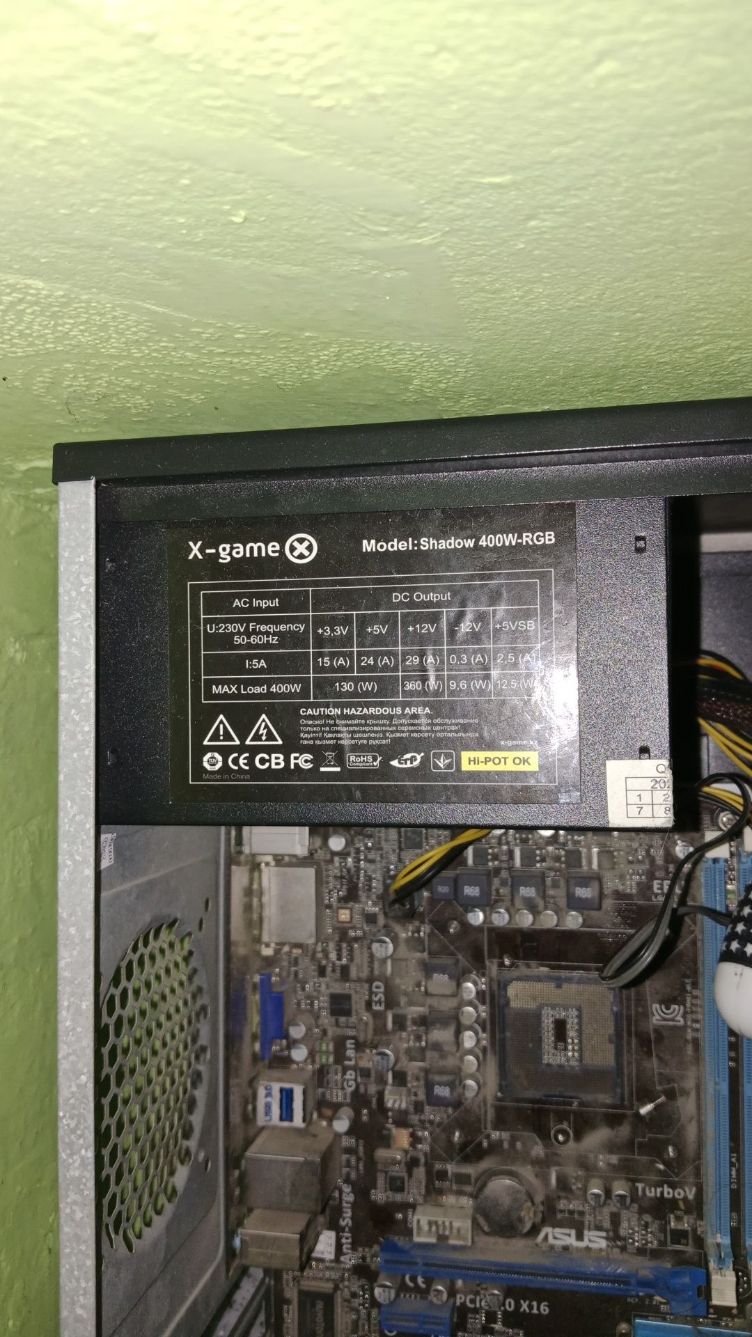 Блок питания x-game 400w