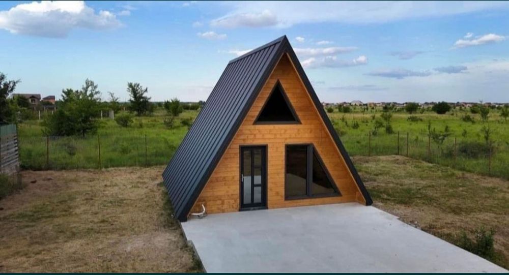 Vând cabană din lemn stil A