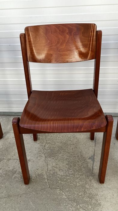 4 scaune mid-century modern, anii 1970