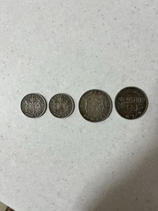 Monede vechi de argint