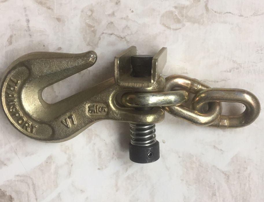 Set 2 cirlige de prindere cu deschiderea de 7 mm si 3 zale de lant