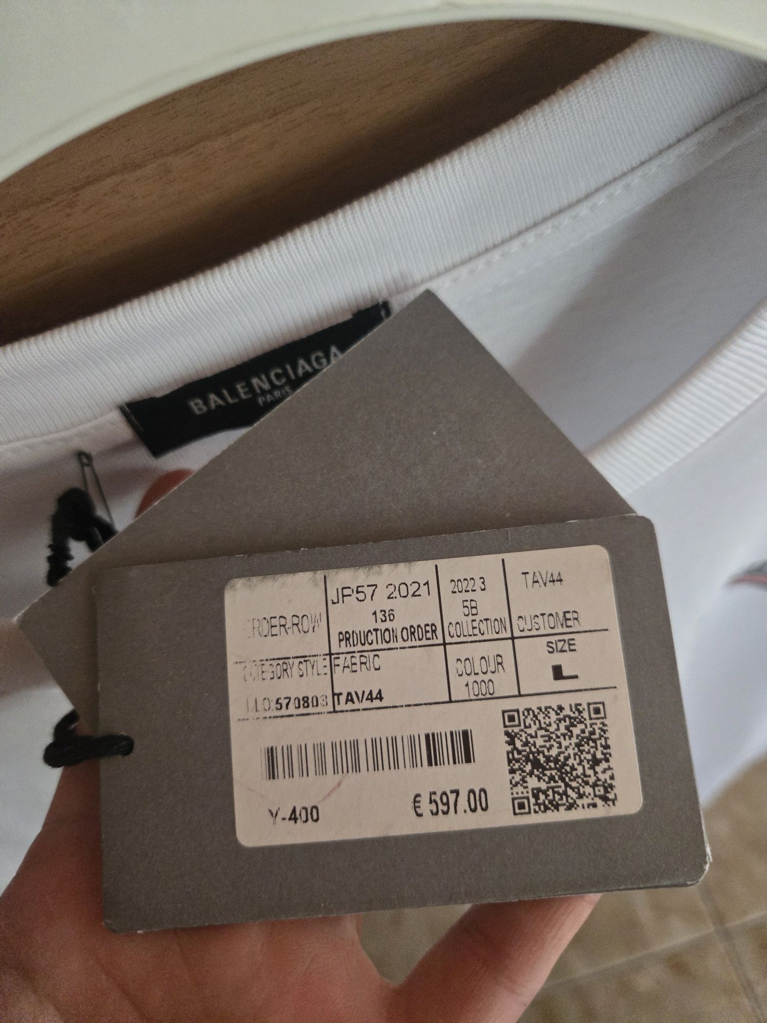 Balenciaga оригинална тениска