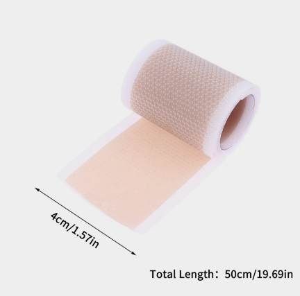 Силиконовый пластырь для лечения шрамов и рубцов. 4 см на 50 см