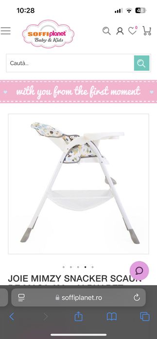 Scaun de masă Joie Mimzy 2 în 1