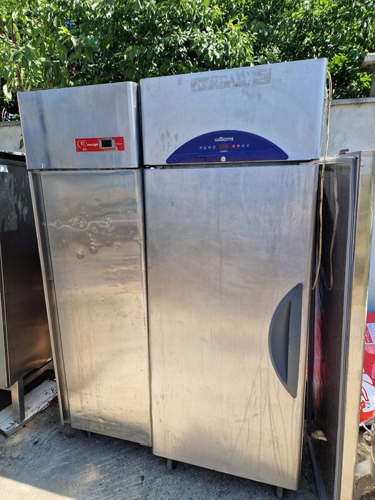 Vitrina rece si calda expunere, vitrina cu banc