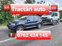 Tractări auto Buzău - Grecia - Bulgaria NON STOP Platforma auto