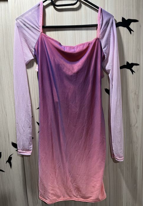 Мини рокля с мрежа ASOS