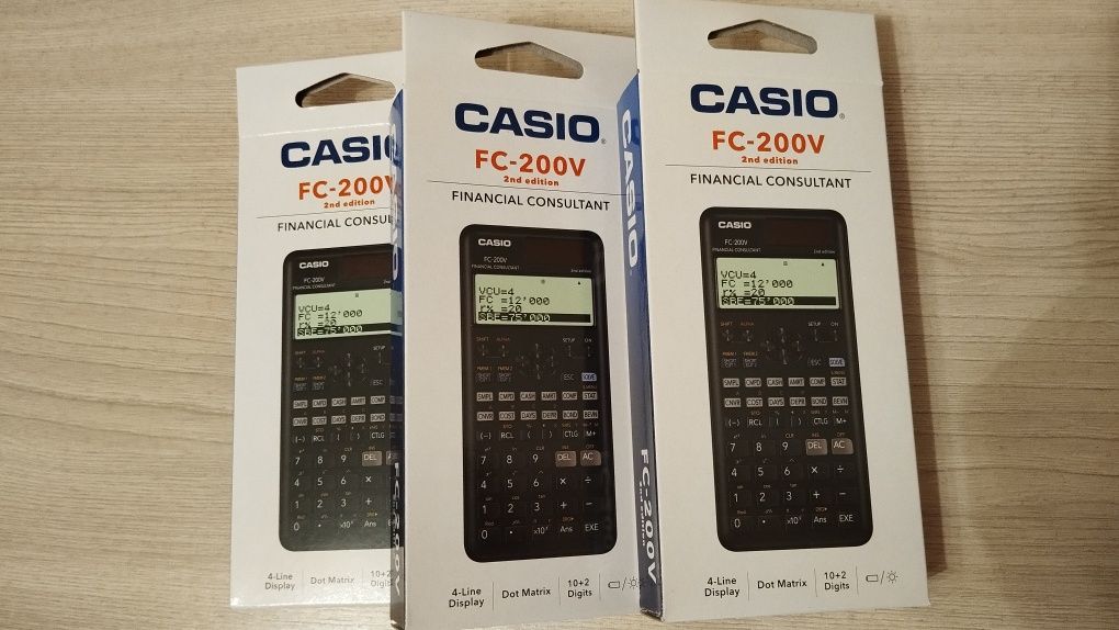 Калькуляторы фирмы Casio. Оригинал