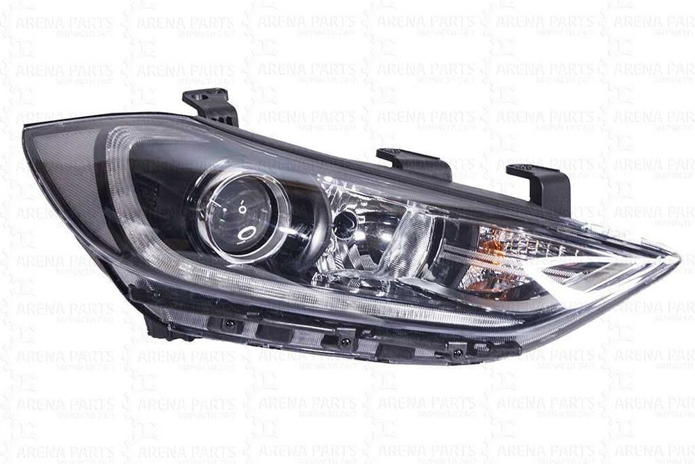 Фара (LED+кон-р) RH Elantra AD 16- JH02ELT16001LEDR