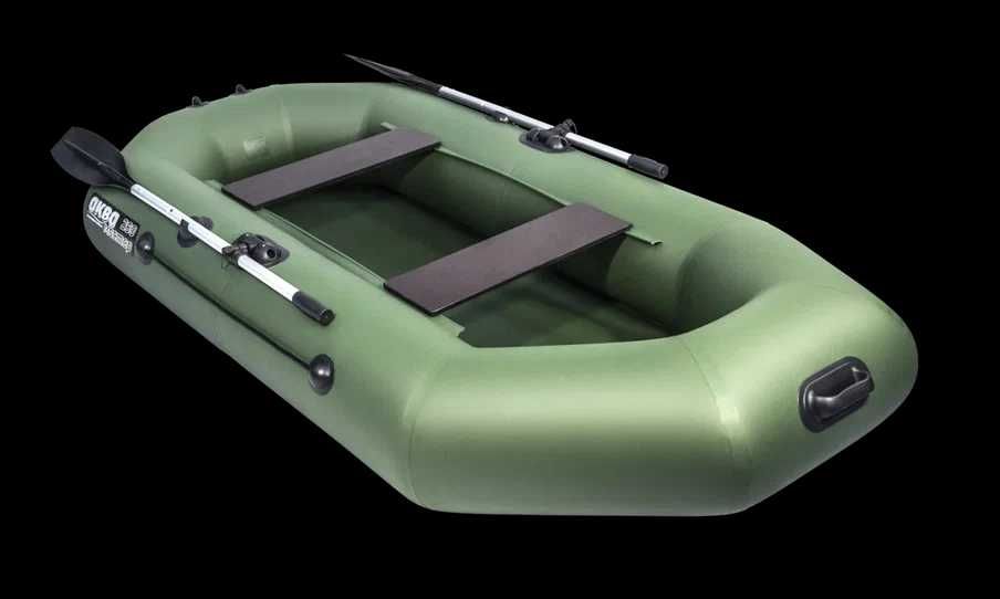 Лодка АКВА-МАСТЕР 260 графит. зеленый. камуфляж (зеленый. камыш)