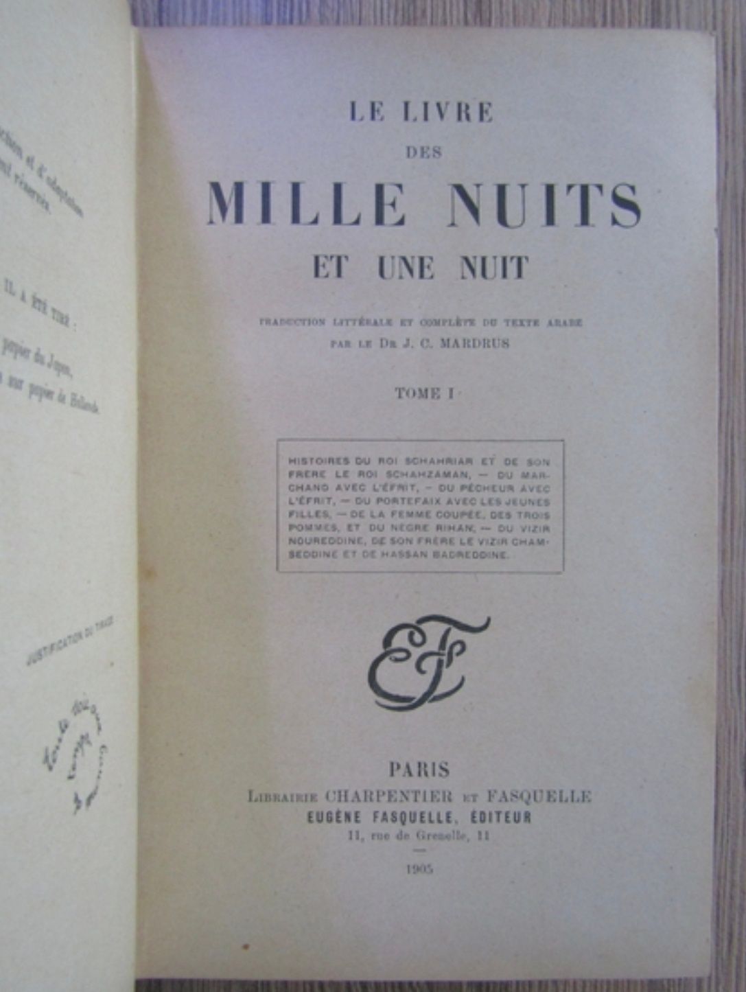Set Mardrus,Le livre des mille nuits et une nuit,Complet,16 Vol,RAR