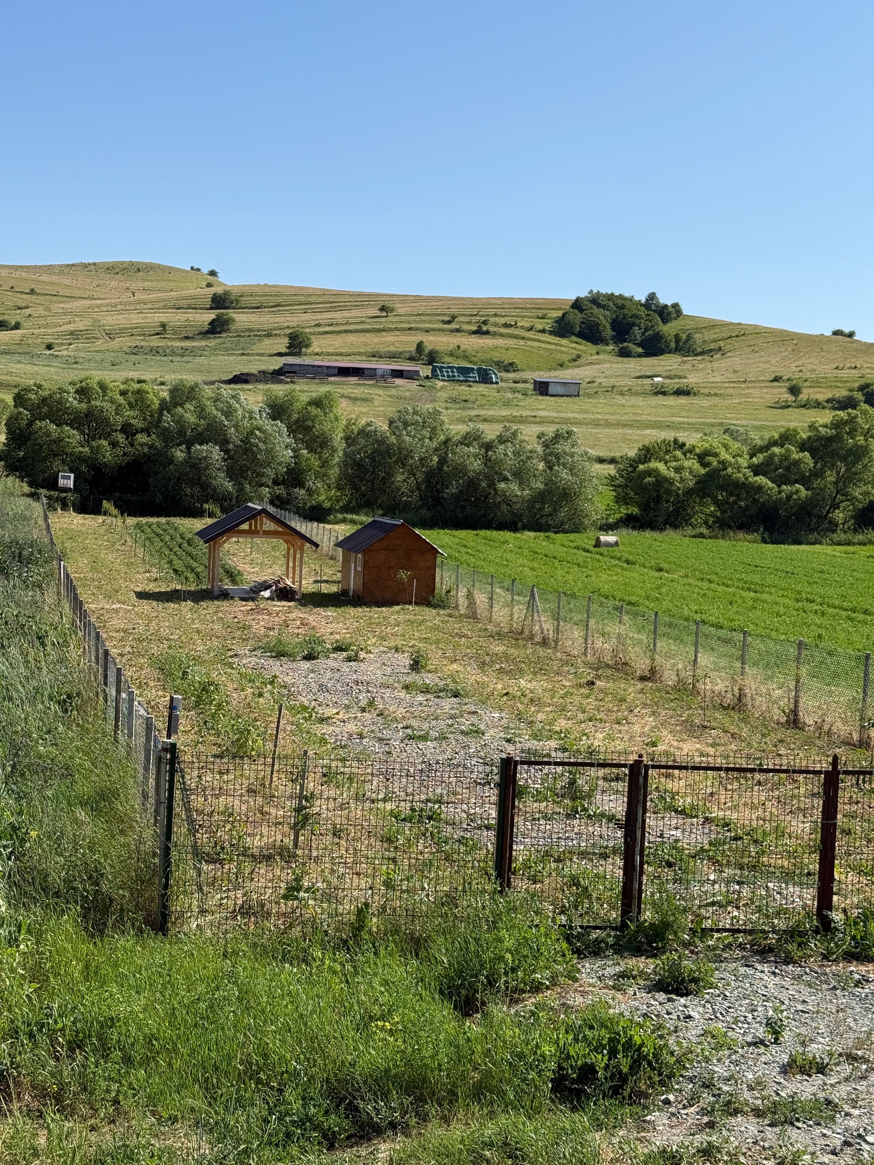 Vand teren, intravilan cu autorizatie constructie Aghiresu