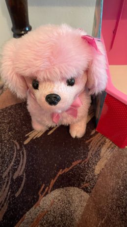 Интерактивно  животинче-розово кученце
