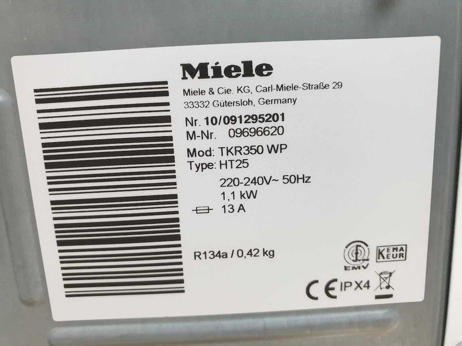 9кг Пара Miele Сушилня с термопомпа Миеле 12м Гаранция