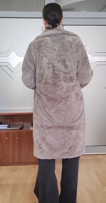 Дамско палто от изкуствен пух