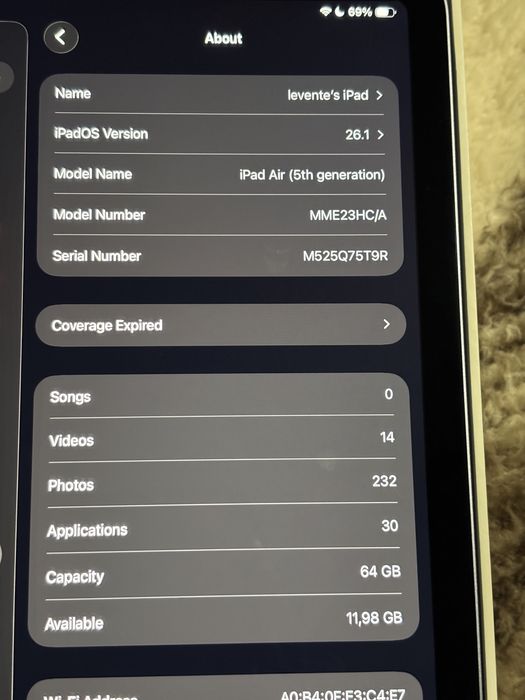 Tableta ipad air 2022