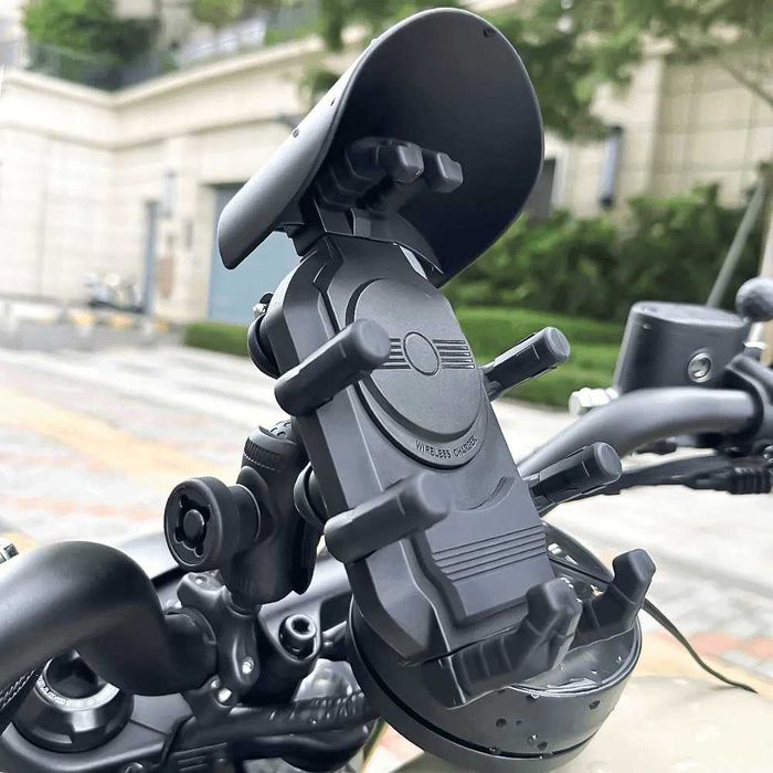 Suport telefon moto, atv, scuter incarcare prindere ghidon/oglinda