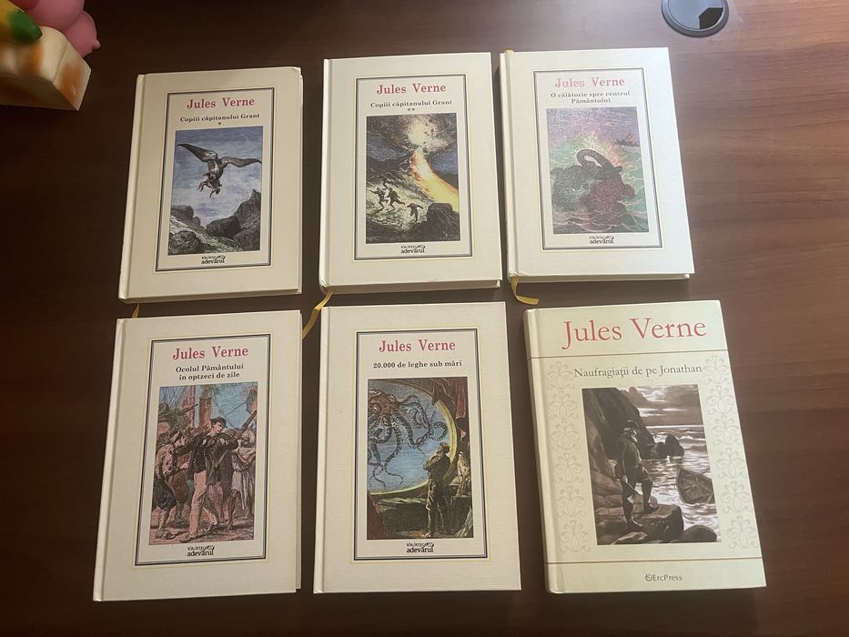 Set 6 volume Jules Verne